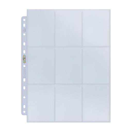 Ultra PRO: Platinum Hologram Standard 9-Pocket Pages - 11-Holes (100-Pack) - for just $0! 