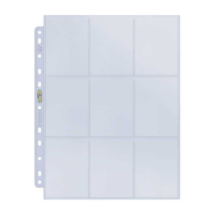 Ultra PRO: Platinum Hologram Standard 9-Pocket Pages - 11-Holes (100-Pack) - for just $0! 