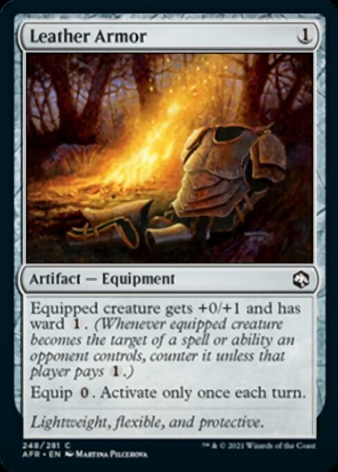 Leather Armor (Adventures in the Forgotten Realms) Near Mint - for just $0.15! 