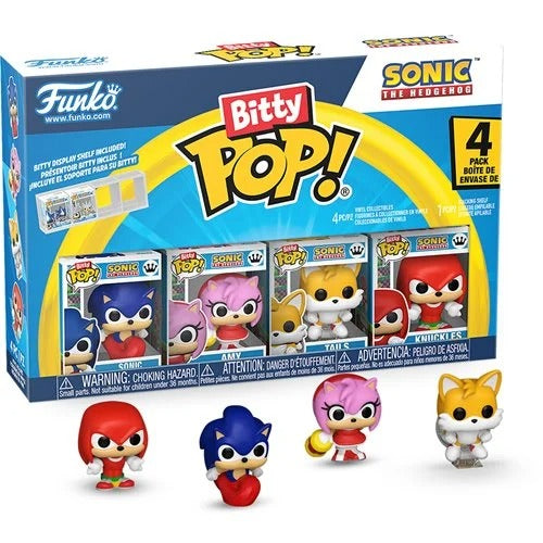 Funko Bitty Pop! Sonic the Hedgehog Mini-Figure 4-Pack - Select Figure(s) - for just $14.98! 