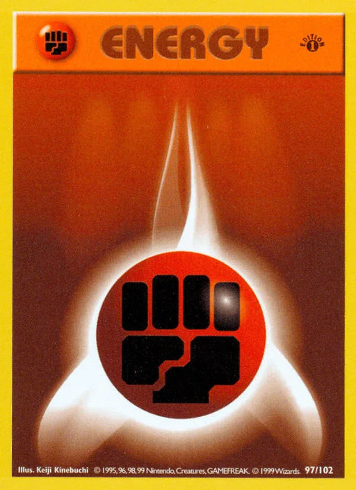 Fighting Energy (97/102) (Shadowless) [Base Set 1st Edition] - for just $3.05! 