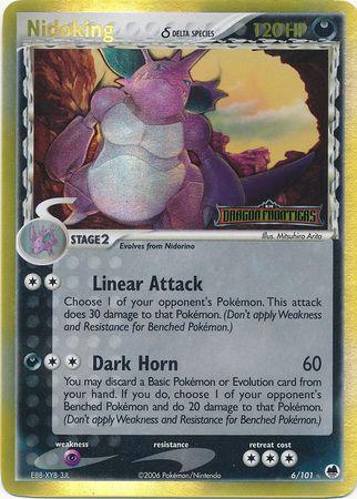 Nidoking (6/101) (Delta Species) (Stamped) [EX: Dragon Frontiers] - for just $27.95! 