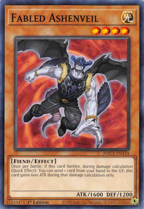 Fabled Ashenveil [HAC1-EN134] Common - for just $0.10! 