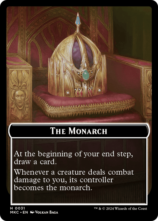 Gold // The Monarch Double-Sided Token [Murders at Karlov Manor Commander Tokens] - Just $0.10! Shop now at Retro Gaming of Denver