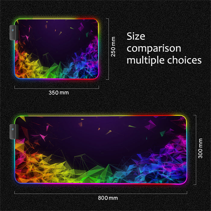 Luminous Mouse RGB Mouse LED Gaming Large Office Desk Pad - for just $61.74! 