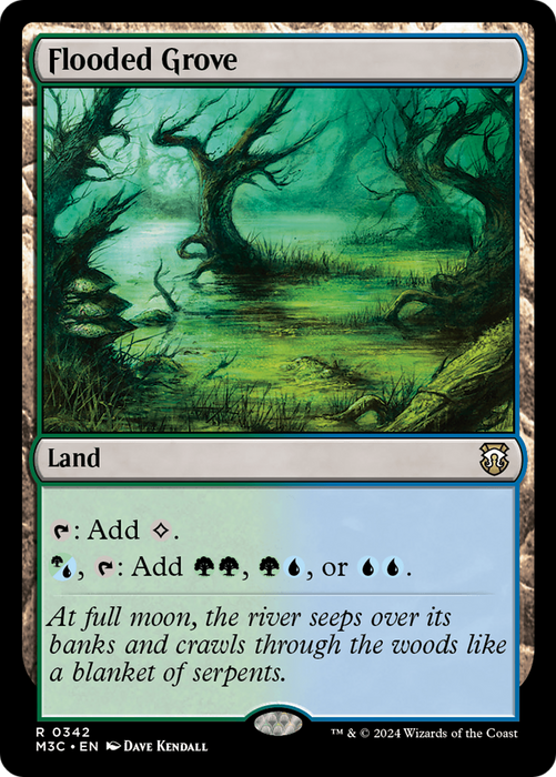 Flooded Grove (M3C-342) - Modern Horizons 3 Commander - for just $0.11! 