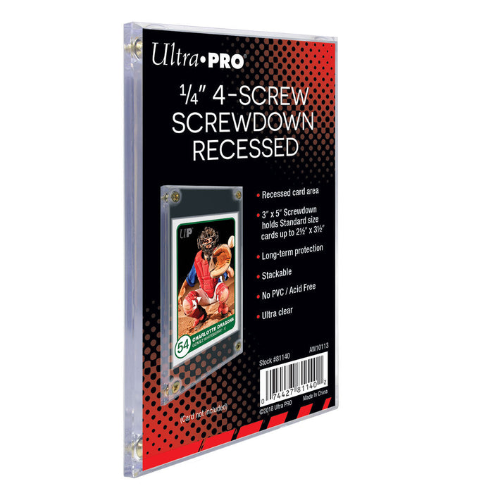 Ultra PRO: Screwdown Holder - Recessed (1/4") - for just $0! 