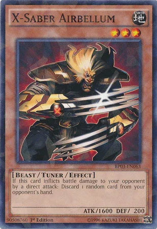 X-Saber Airbellum [BP03-EN063] Shatterfoil Rare - for just $0.30! 
