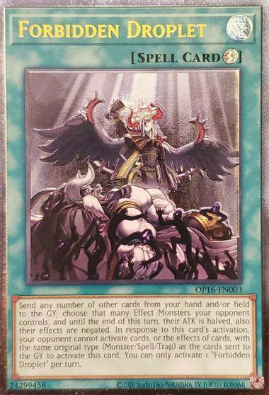 Forbidden Droplet [OP16-EN003] Ultimate Rare - for just $39.20! 