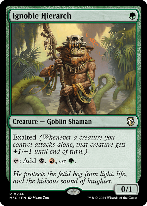 Ignoble Hierarch (M3C-234) - Modern Horizons 3 Commander - for just $0.48! 