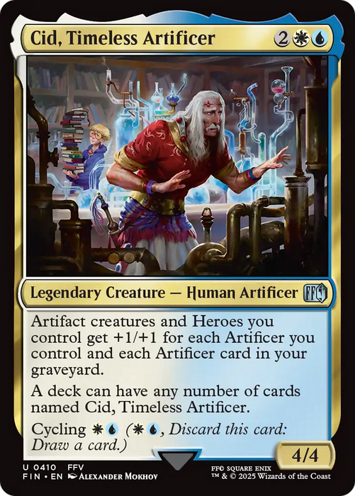 Cid, Timeless Artificer (0410) (FIN-410) - FINAL FANTASY - for just $0.94! 