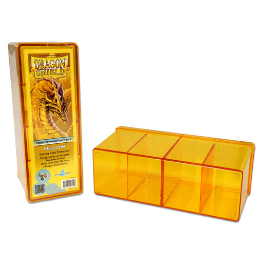 Dragon Shield: Four-Compartment Deck Box - Yellow - Just $0! Shop now at Retro Gaming of Denver