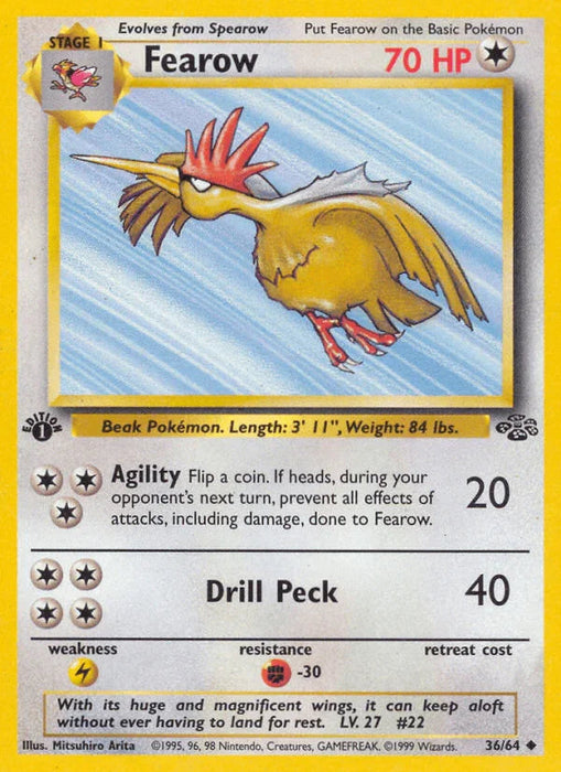 Fearow (36/64) [Jungle 1st Edition] - for just $0.65! 