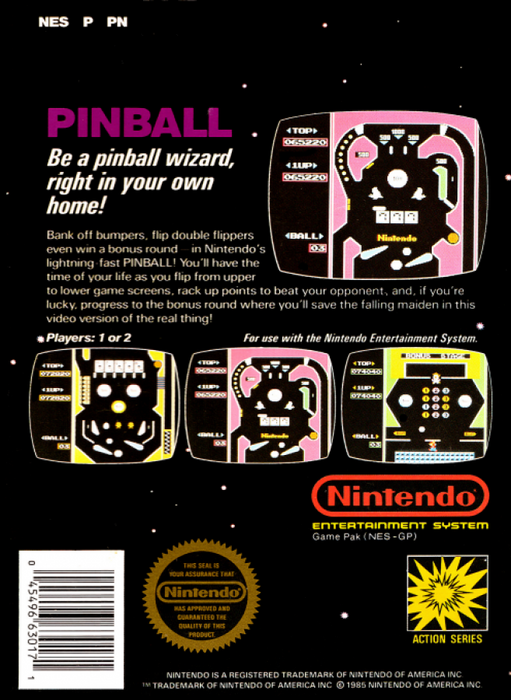 Pinball – Nintendo Entertainment System (NES) - for just $6.99! 