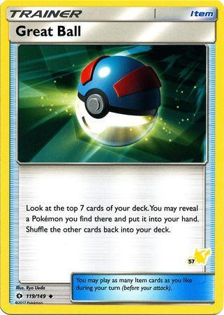 Great Ball (119/149) (Pikachu Stamp #57) [Battle Academy 2020] - for just $0.10! 