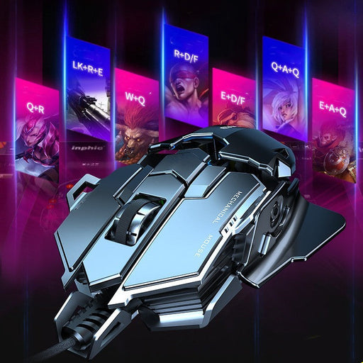 Forerunner Esports Gaming Mouse Wired Mechanical Macro Metal Weighted Mute - for just $185.50! 