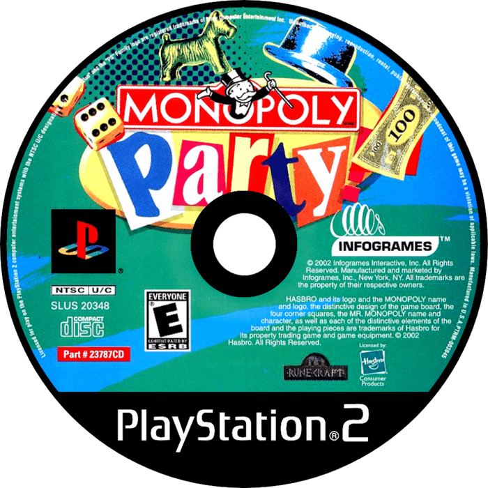 Monopoly Party – PlayStation 2 (PS2) - for just $2.99! 