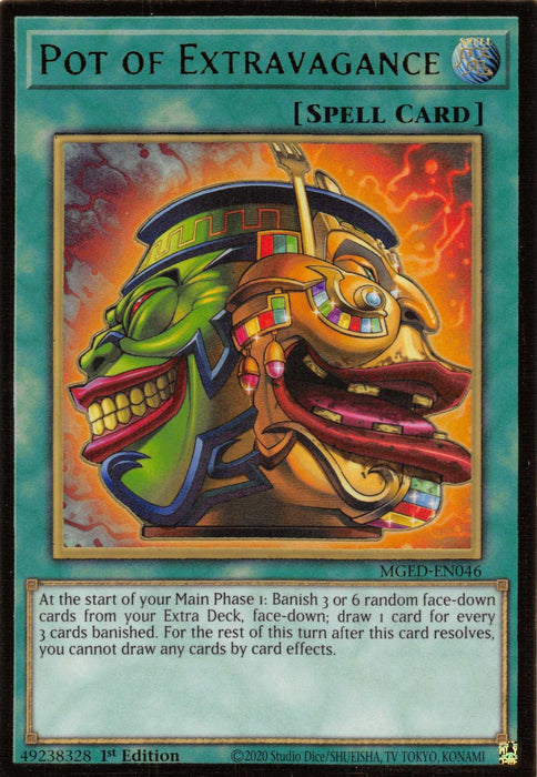 Pot of Extravagance [MGED-EN046] Gold Rare - for just $0.35! 