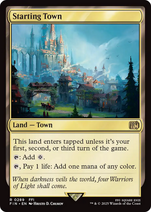 Starting Town (FIN-289) - FINAL FANTASY Foil - for just $5.70! 