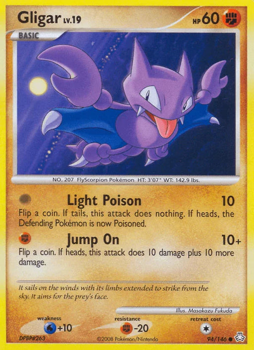 Gligar (94/146) [Diamond & Pearl: Legends Awakened] - for just $0.15! 
