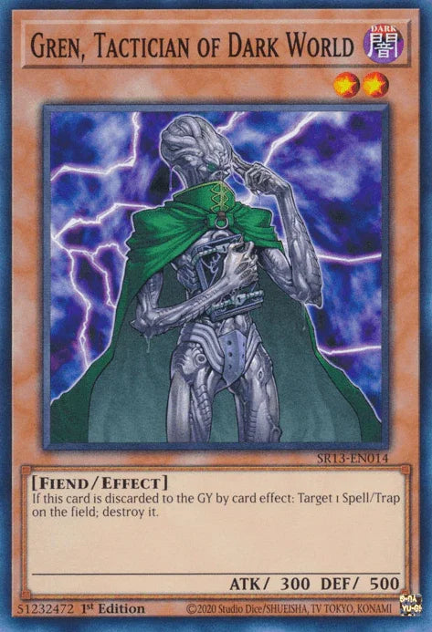 Gren, Tactician of Dark World [SR13-EN014] Common - for just $0.10! 