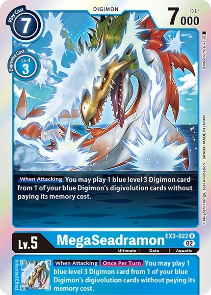 MegaSeadramon [EX3-022] [Revision Pack Cards] - Just $0.09! Shop now at Retro Gaming of Denver