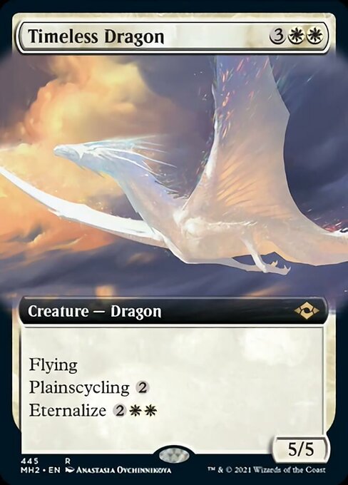 Timeless Dragon (Extended Art) (Modern Horizons 2) Near Mint - for just $0.36! 