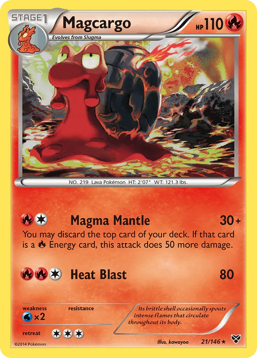 Magcargo (21/146) [XY: Base Set] - for just $0.25! 