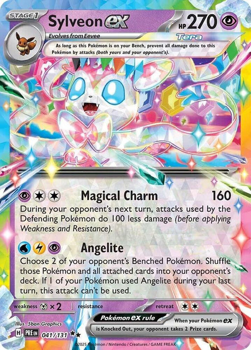 Sylveon ex (041/131) [Scarlet & Violet: Prismatic Evolutions] - for just $0.60! 