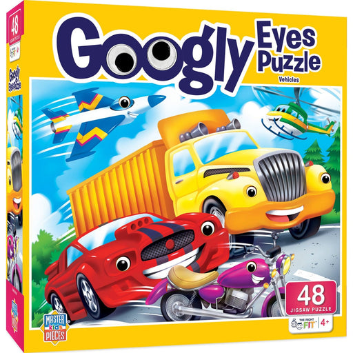 Googly Eyes - Vehicles 48 Piece Jigsaw Puzzle - for just $12.99! 