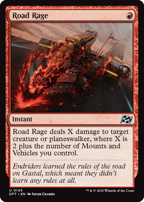 Road Rage (DFT-145) - Aetherdrift Foil - for just $0.03! 