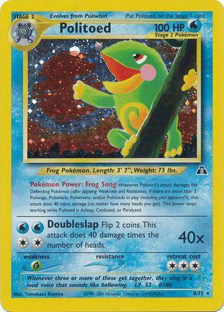 Politoed (8/75) [Neo Discovery Unlimited] - for just $16.75! 