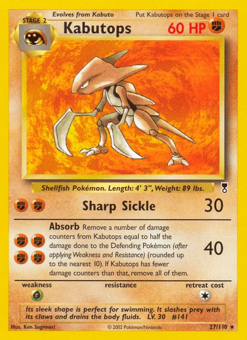 Kabutops (27/110) [Legendary Collection] - for just $3.45! 