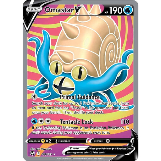 Omastar V (174/195) [Sword & Shield: Silver Tempest] - Just $0.85! Shop now at Retro Gaming of Denver