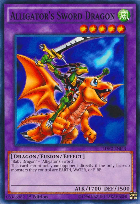 Alligator's Sword Dragon [LDK2-ENJ43] Common - for just $0.10! 