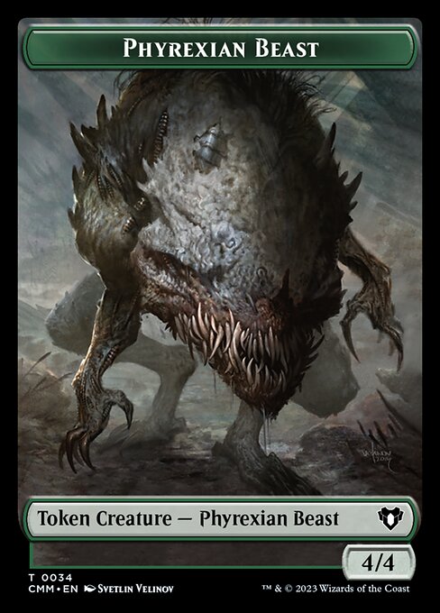 Eldrazi Scion // Phyrexian Beast Double-Sided Token [Commander Masters Tokens] - Just $0.10! Shop now at Retro Gaming of Denver