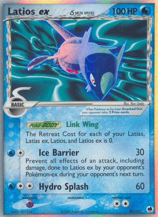 Latios ex (96/101) (Delta Species) [EX: Dragon Frontiers] - for just $132! 