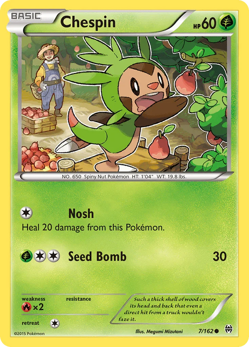 Chespin (7/162) [XY: BREAKthrough] - for just $0.15! 