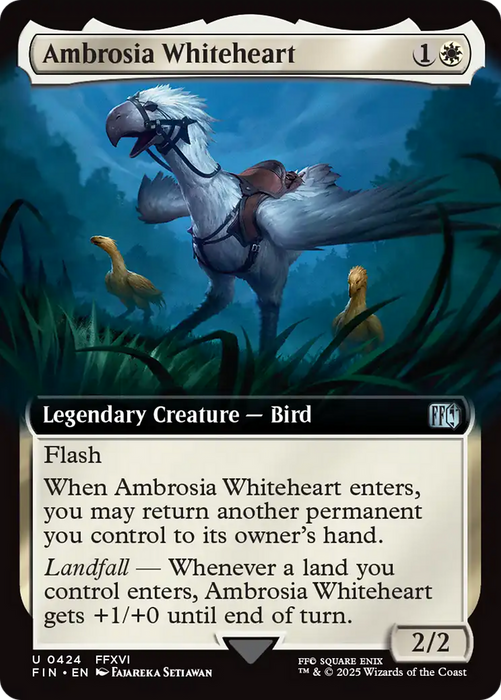 Ambrosia Whiteheart (FIN-424) - FINAL FANTASY: (Extended Art) - for just $0.28! 