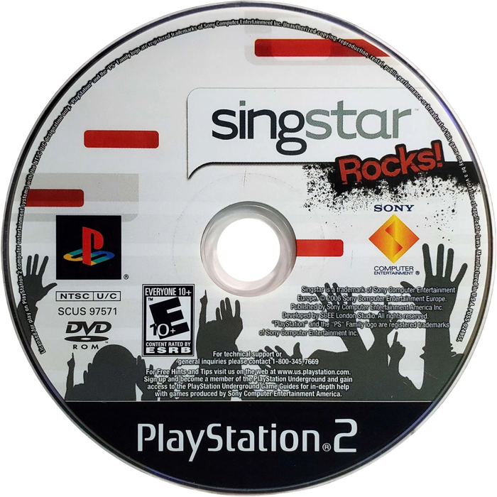 Singstar Rocks! – PlayStation 2 (PS2) - for just $3.99! 