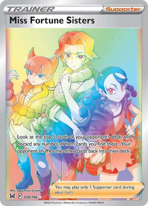 Miss Fortune Sisters (209/196) [Sword & Shield: Lost Origin] - for just $2.05! 