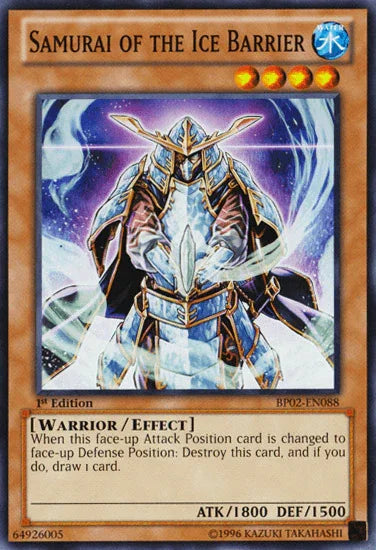Samurai of the Ice Barrier [BP02-EN088] Mosaic Rare - for just $0.10! 