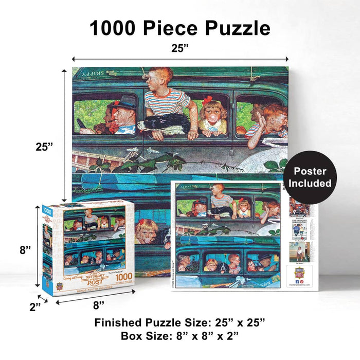 Saturday Evening Post - Coming and Going 1000 Piece Jigsaw Puzzle - for just $16.99! 