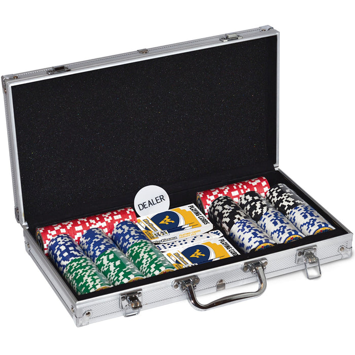 West Virginia Mountaineers 300 Piece Poker Set - Premium Poker Chips & Sets - Just $124.99! Shop now at Retro Gaming of Denver