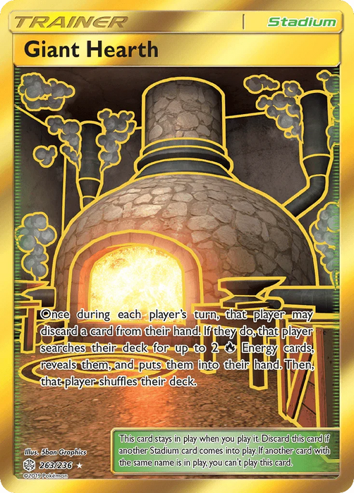 Giant Hearth (263/236) [Sun & Moon: Cosmic Eclipse] - for just $4! 