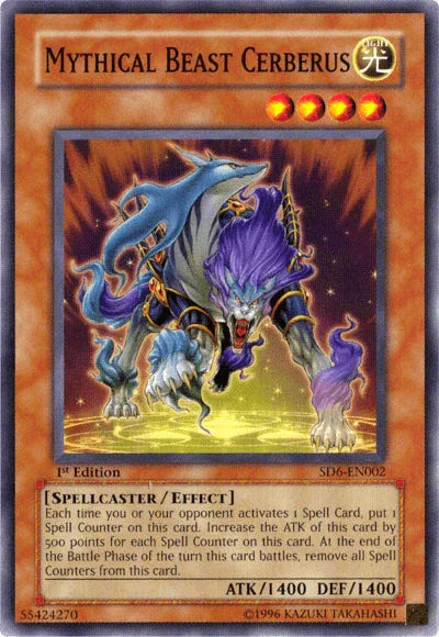 Mythical Beast Cerberus [SD6-EN002] Common - for just $0.10! 