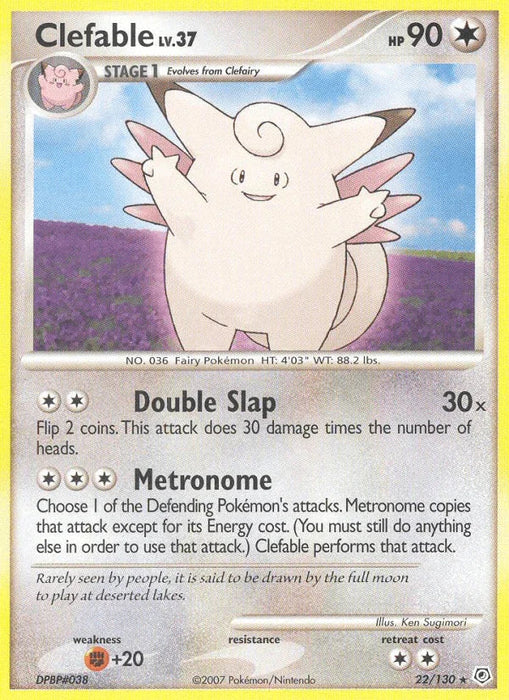 Clefable (22/130) [Diamond & Pearl: Base Set] - for just $1.40! 