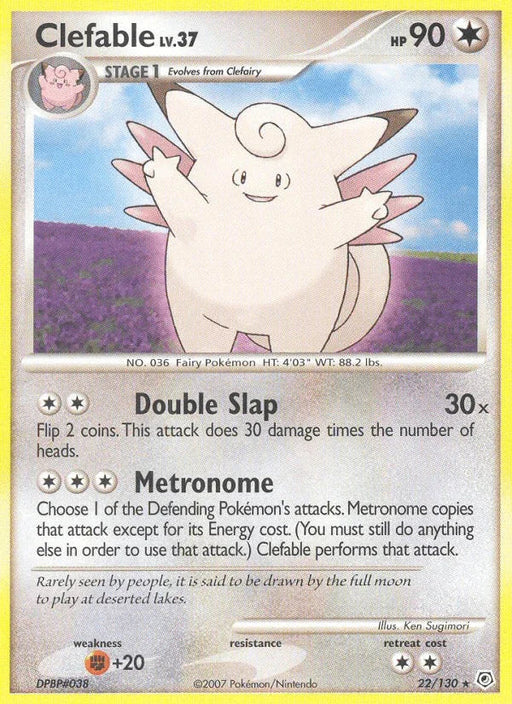 Clefable (22/130) [Diamond & Pearl: Base Set] - for just $1.35! 