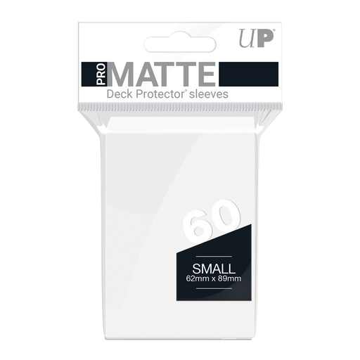 Ultra PRO: Small 60ct Sleeves - PRO-Matte (White) - Just $0! Shop now at Retro Gaming of Denver