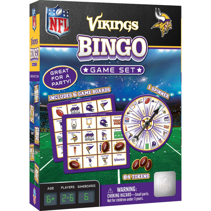 Minnesota Vikings NFL Bingo Game - for just $12.99! 
